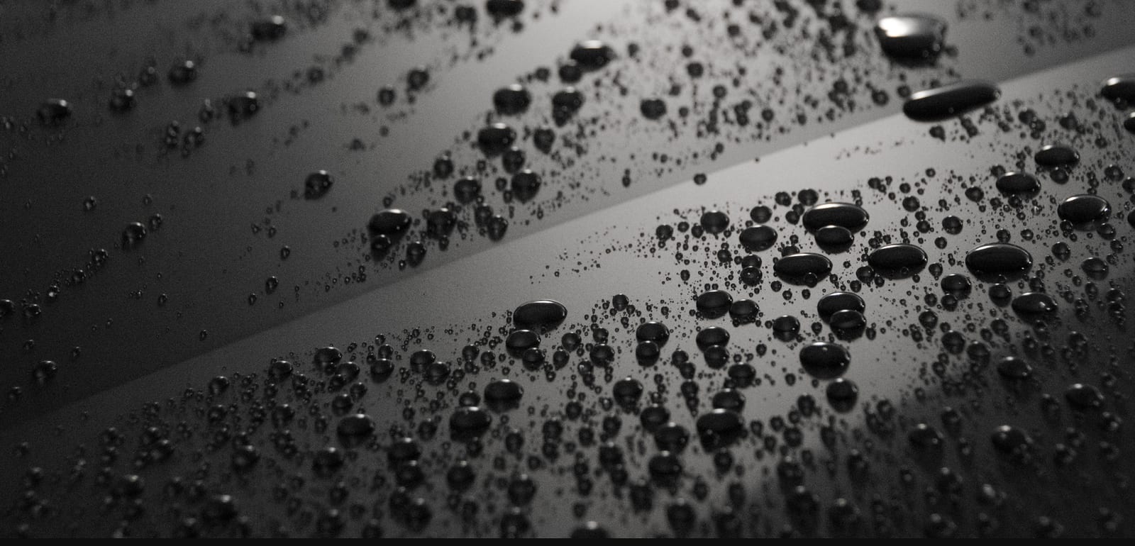 Ceramic-coated paint with water beading